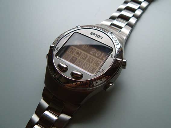 EPSON Chrono-bit 腕時計型PDA-