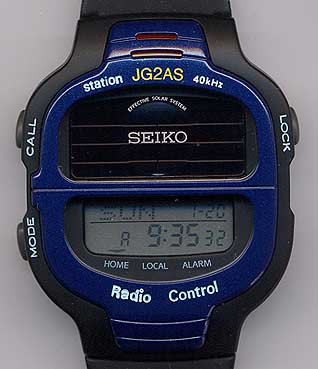 SEIKO RC station JG2AS 40kHz セイコー 電波時計 電波修正時計「RC」